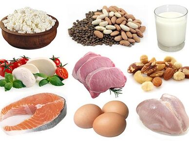 Alimentos con proteínas necesarios para una potencia saludable. 